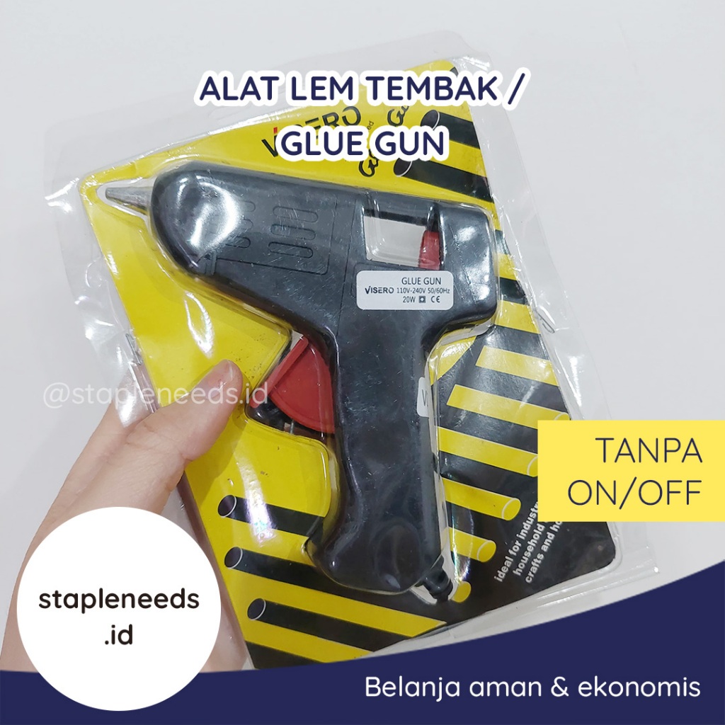 

Alat Lem Tembak / Glue Gun / Lem Kerajinan Kecil Tanpa ON OFF