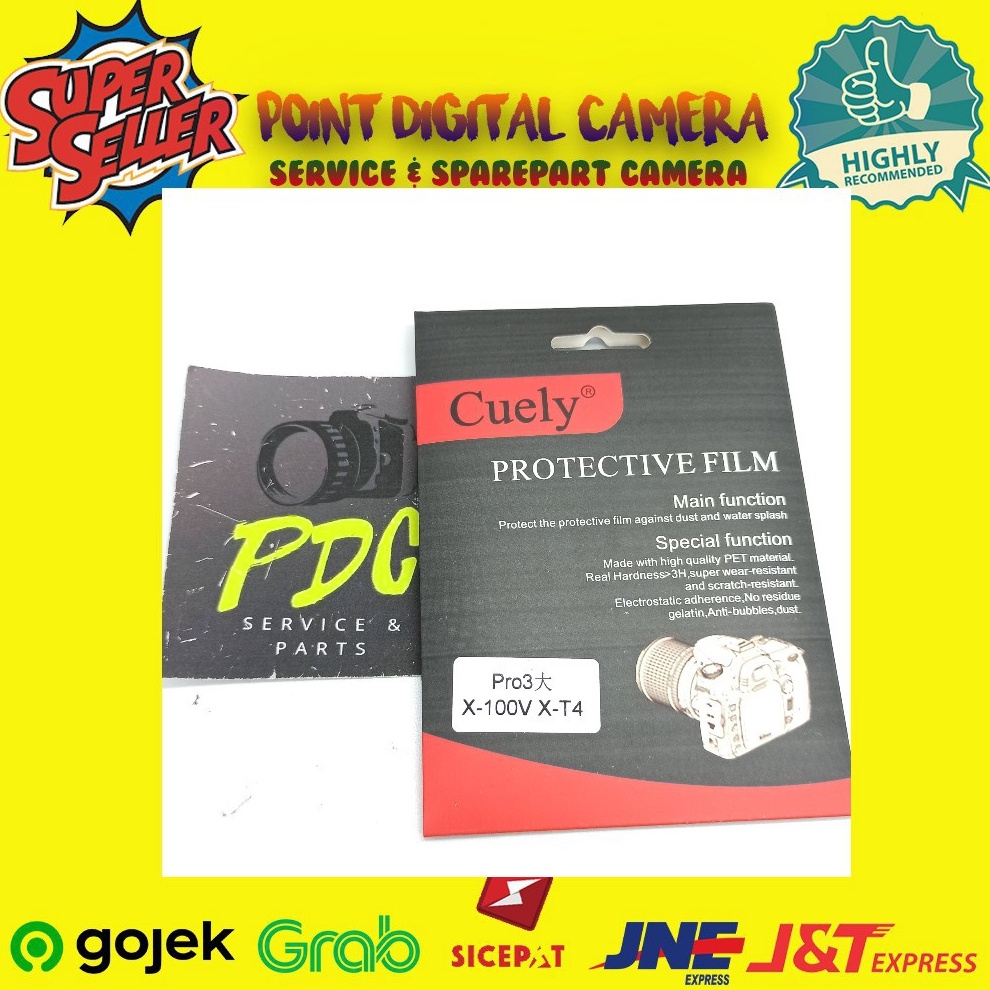 SENSASIONAL Tempered Glass Kaca Anti Gores Fuji Fuji Film Pro 3 X1V XT4 XT4