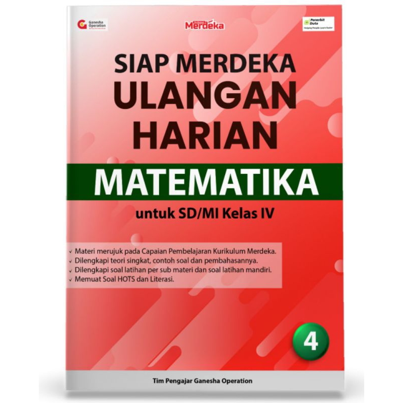 

SIAP MERDEKA ULANGAN HARIAN: Matematika SD/MI Kelas IV