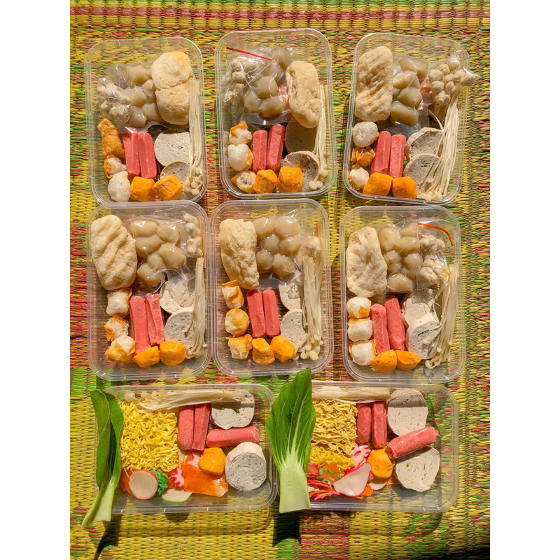 

(Isi 2Box) Paket Baso Aci Komplit Box & Seblak Komplit Box
