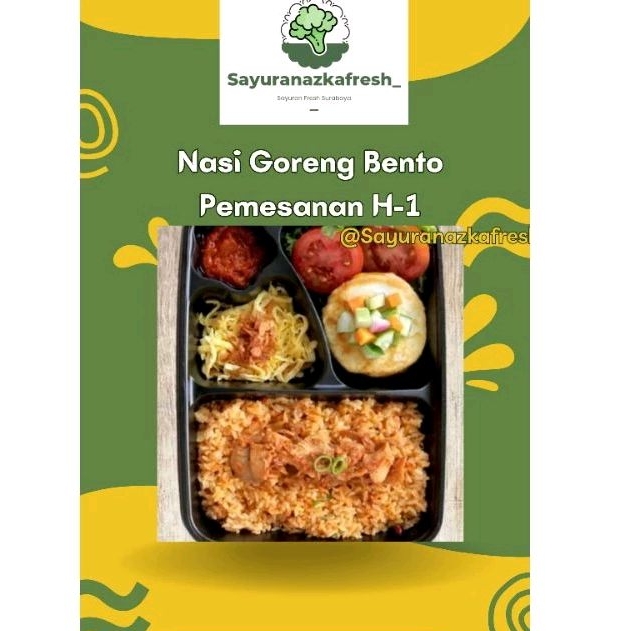 

Nasi Goreng Bento [Pemesanan wajib H-1]