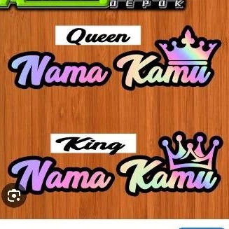 

Sticker Nama / nama pacar / nama kamu