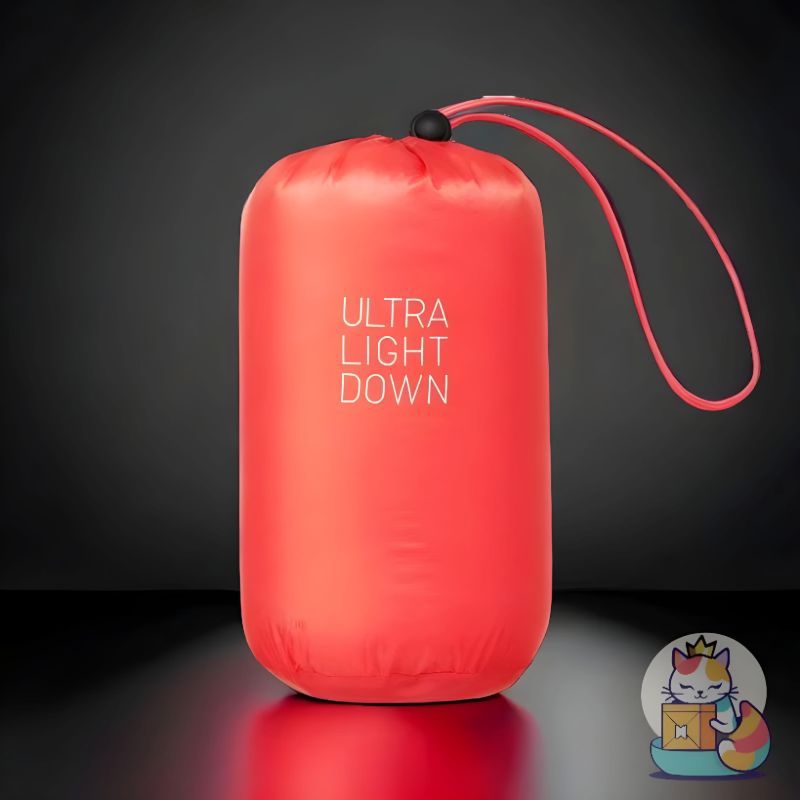 UNIQLO Stuff Sack Ultralight Down | Pouch sarung Jaket Bulu Angsa | Kantong Penyimpanan Pakaian