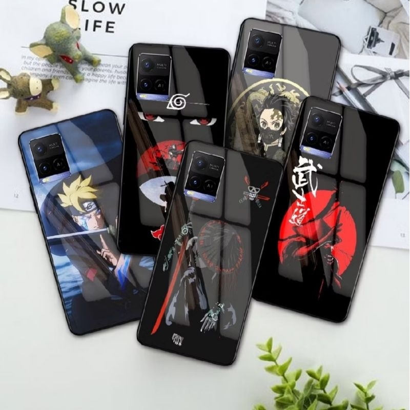 [COD] Promo Case Vivo Y21 Y12s Y33s Casing Hp Motif Anime Samurai Gambar Bisa Custom Sesuai Selera