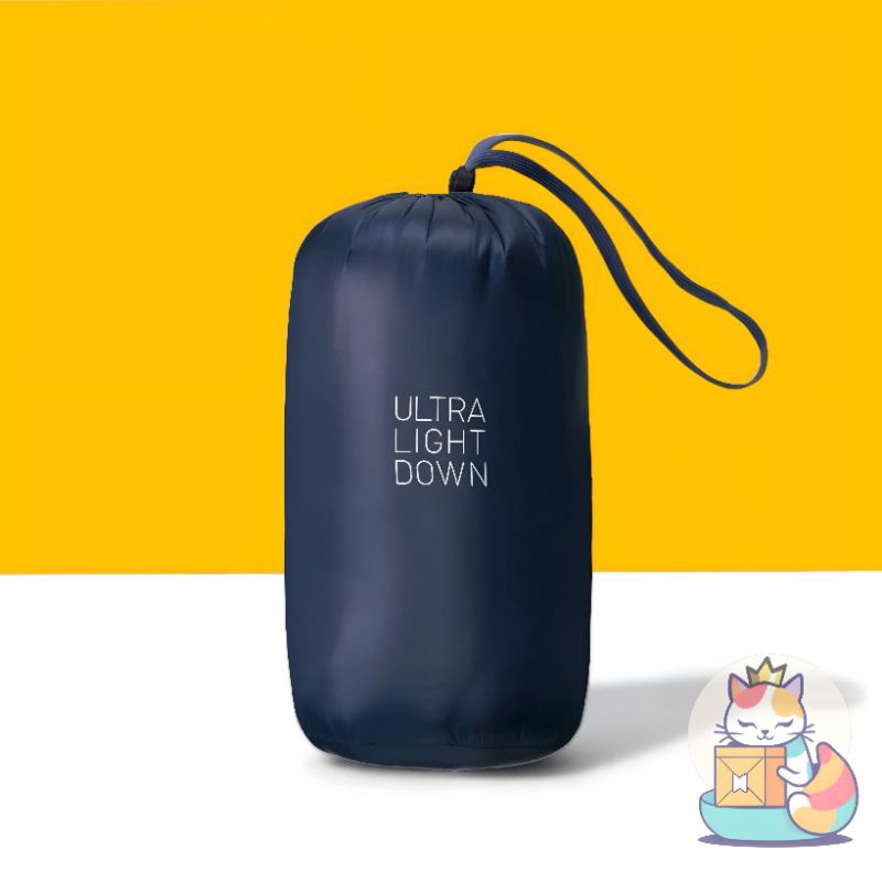 UNIQLO Stuff Sack Ultralight Down | Pouch sarung Jaket Bulu Angsa | Kantong Penyimpanan Pakaian