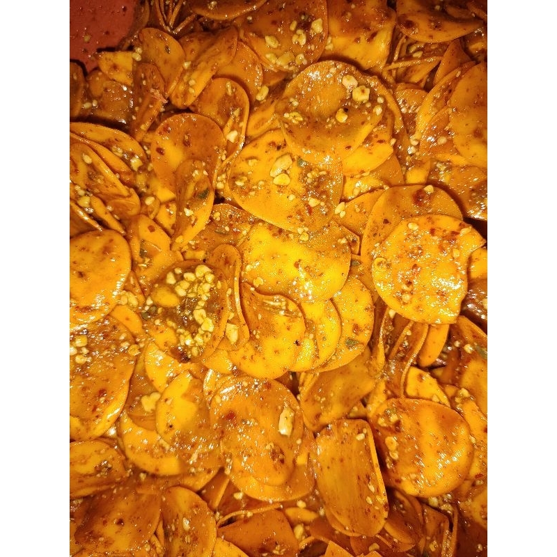 

kemplang oren bumbu kacang cikruh