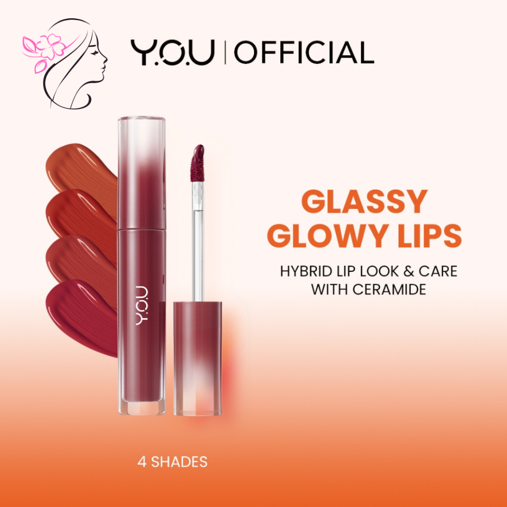 ❤️ROSE❤️YOU Cloud Touch Juicy Tint | Healthy Glow Lips | Korean Style Liptint Gloss | Melembapkan Bi