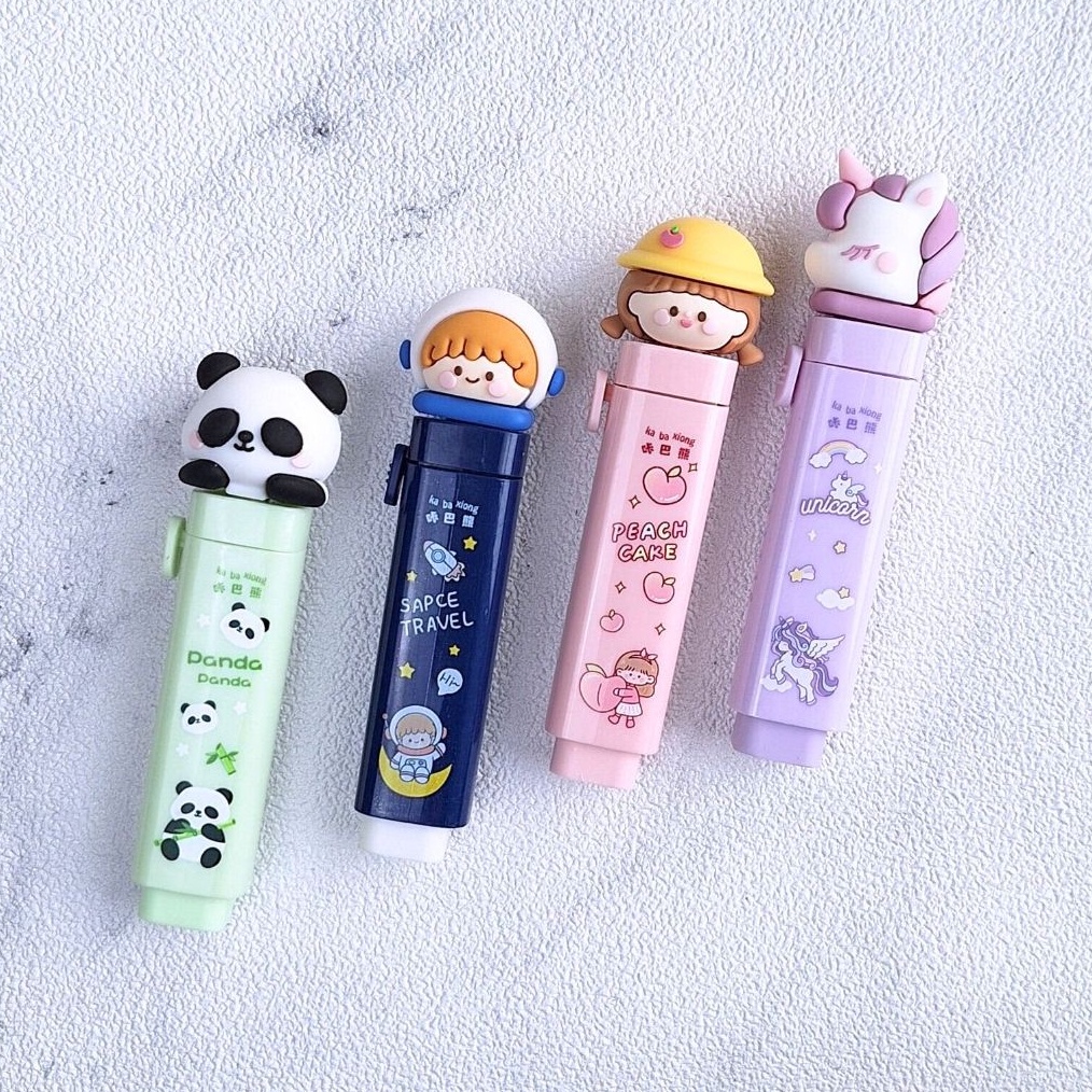 

KHUSUS 3D Cartoon Mechanical Eraser Penghapus Mekanik Dengan Motif Cartoon 3D