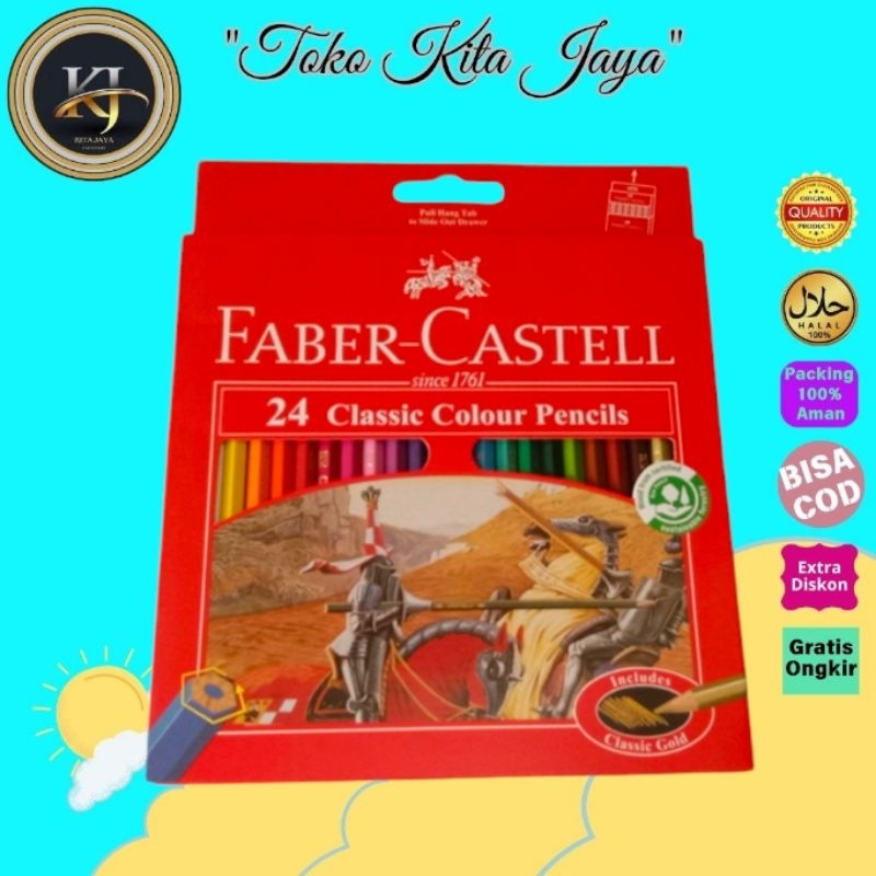 

Pensil Warna Faber Castel 24 warna