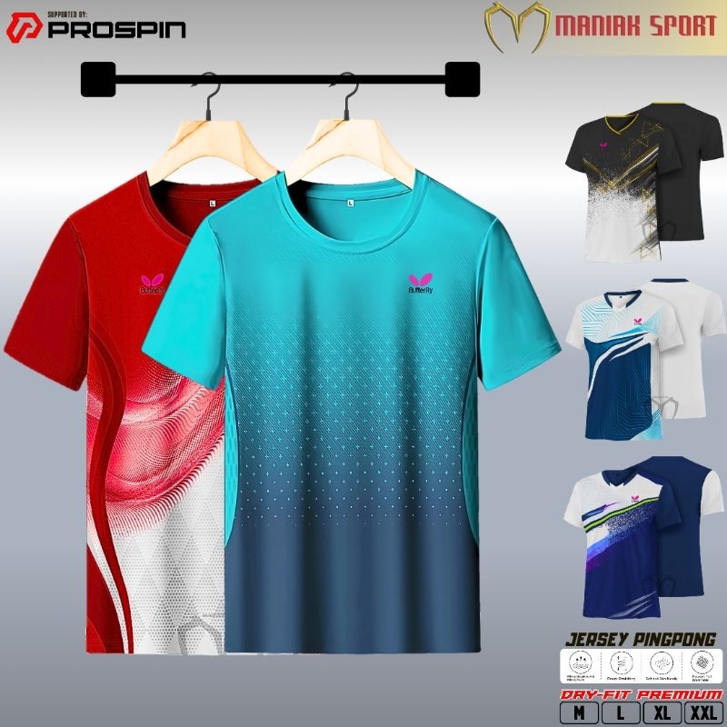 JERSEY PINGPONG BAJU TENIS MEJA KAOS PINGPONG JERSEY TENIS MEJA BTF JERSEY PRINTING PREMIUM