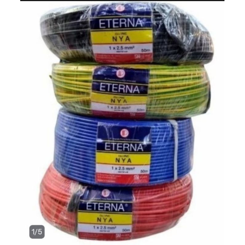 Eterna Kabel Tunggal NYA 1x2,5MM 50M (HARGA GROSIR)