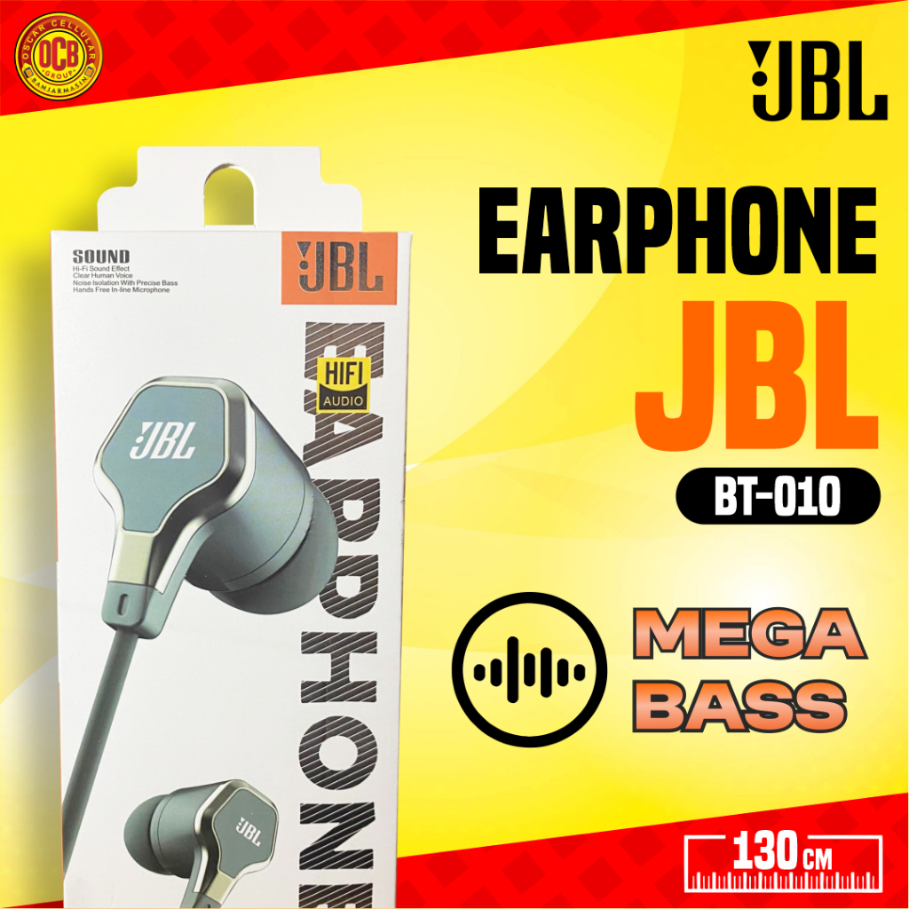 Earphone Handsfree Headset Mega Bass JBL BT-010