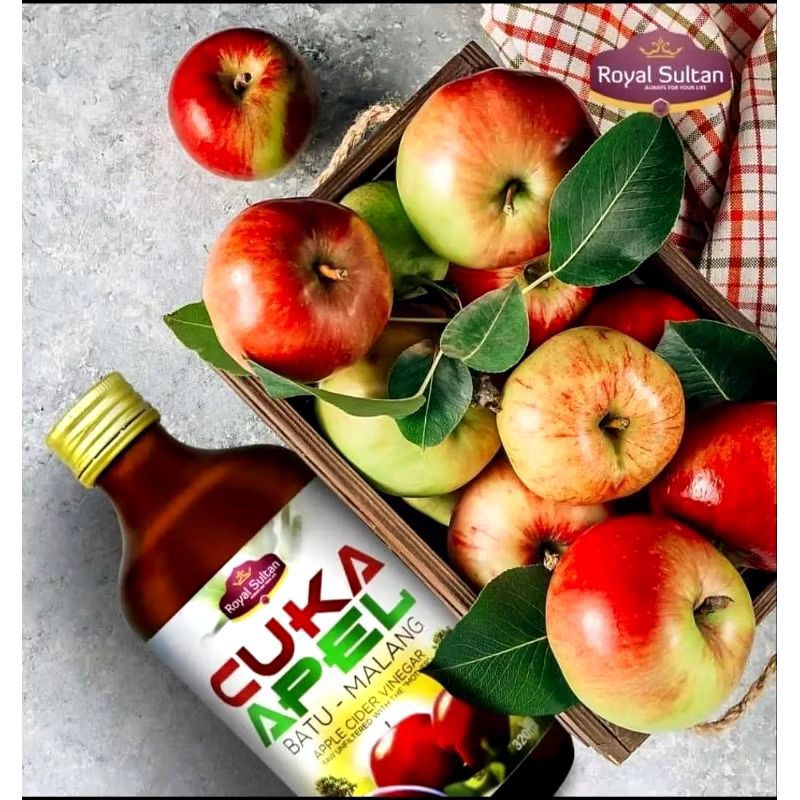 

Cuka Apel Royal Sultan / Cuka Apel Batu Malang / Apple Cider Vinegar With The Mother