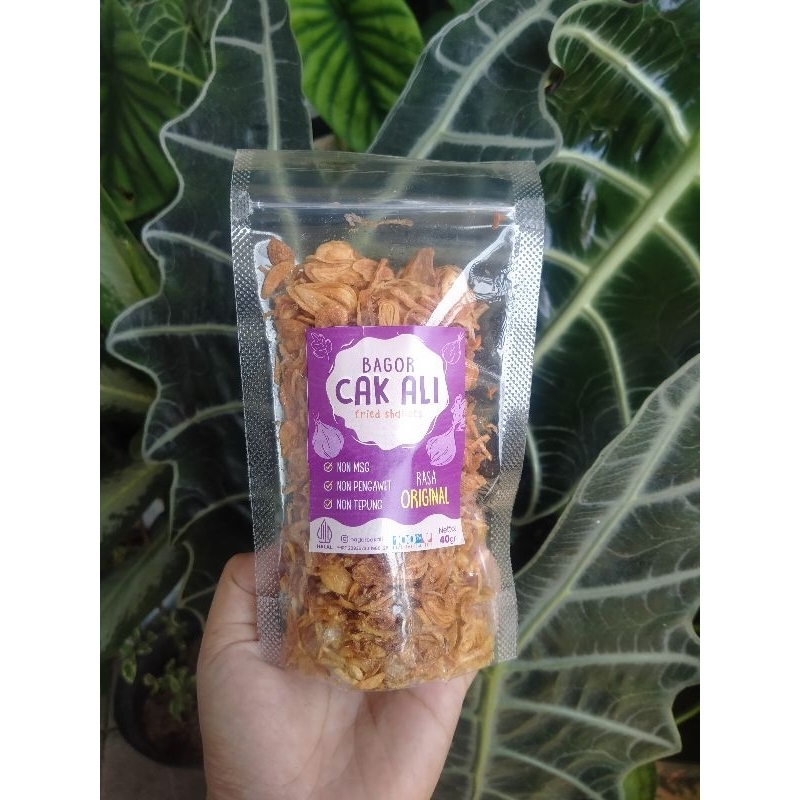 

(BAGOR CAK ALI 40gr) Bawang Goreng Pedas / Original 100% NON TEPUNG