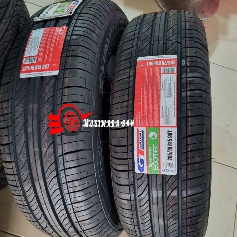 BAN MOBIL GT CHAMPIRO 205 70 R15 ECOTEC TUBELESS UNTUK TARUNA/KUDA