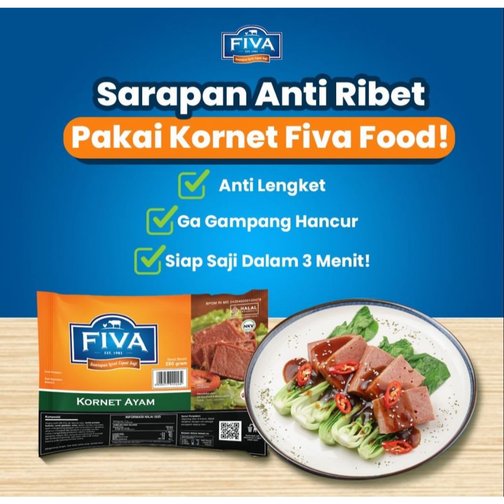 

Fiva Kornet Ayam 250 gr