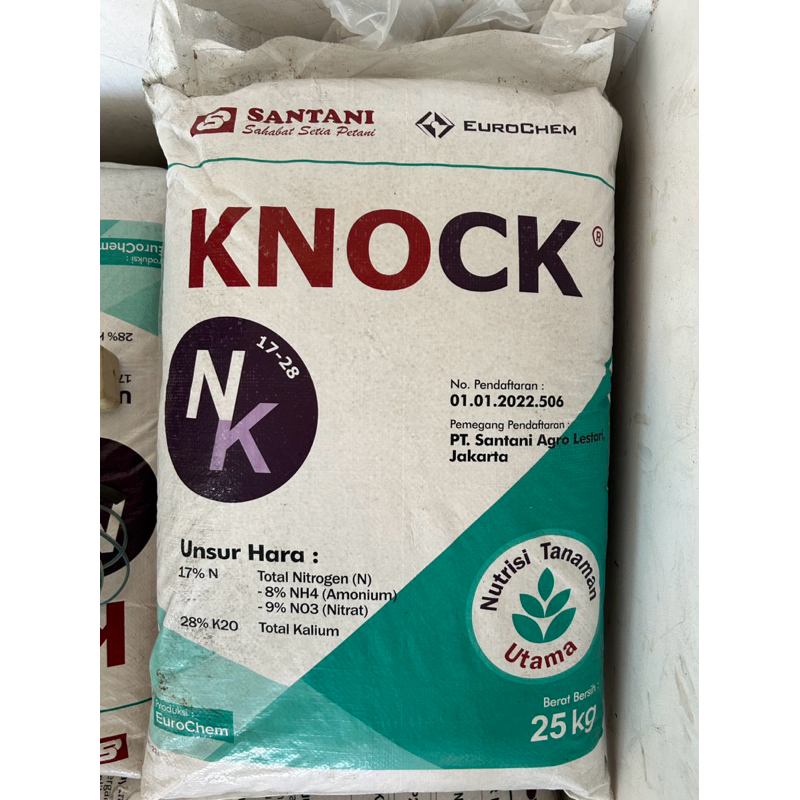 BEST pupuk KNOCK 25kg Pupuk NK Sendawa buah sendawa merah santani Via Kago Murah