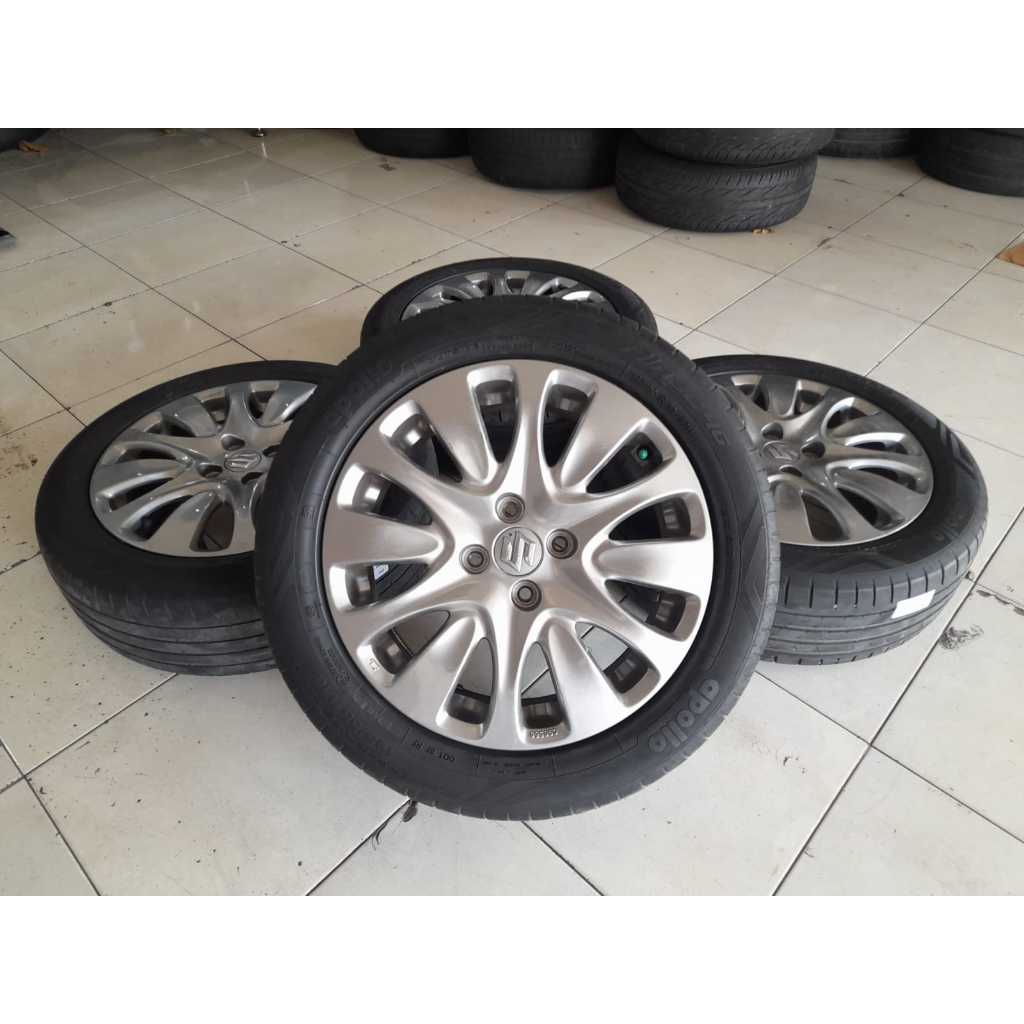 VELG MOBIL COPOTAN STD BALENO R16 + BAN APOLLO 195 55 16