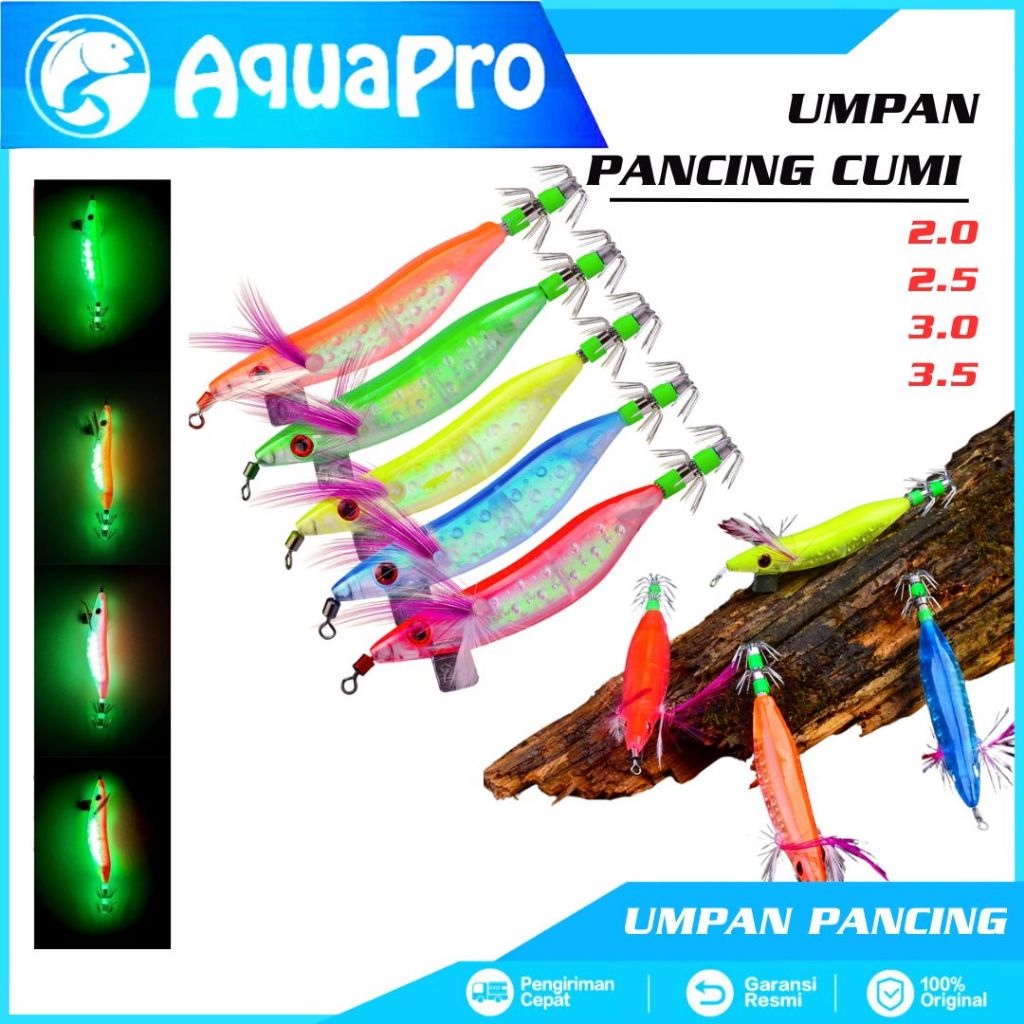 Umpan Pancing Kerincingan Kail Cumi-cumi Jig Sinker Timbal #2.0 #2.5 #3.0 #3.5 dengan Bola Sotong