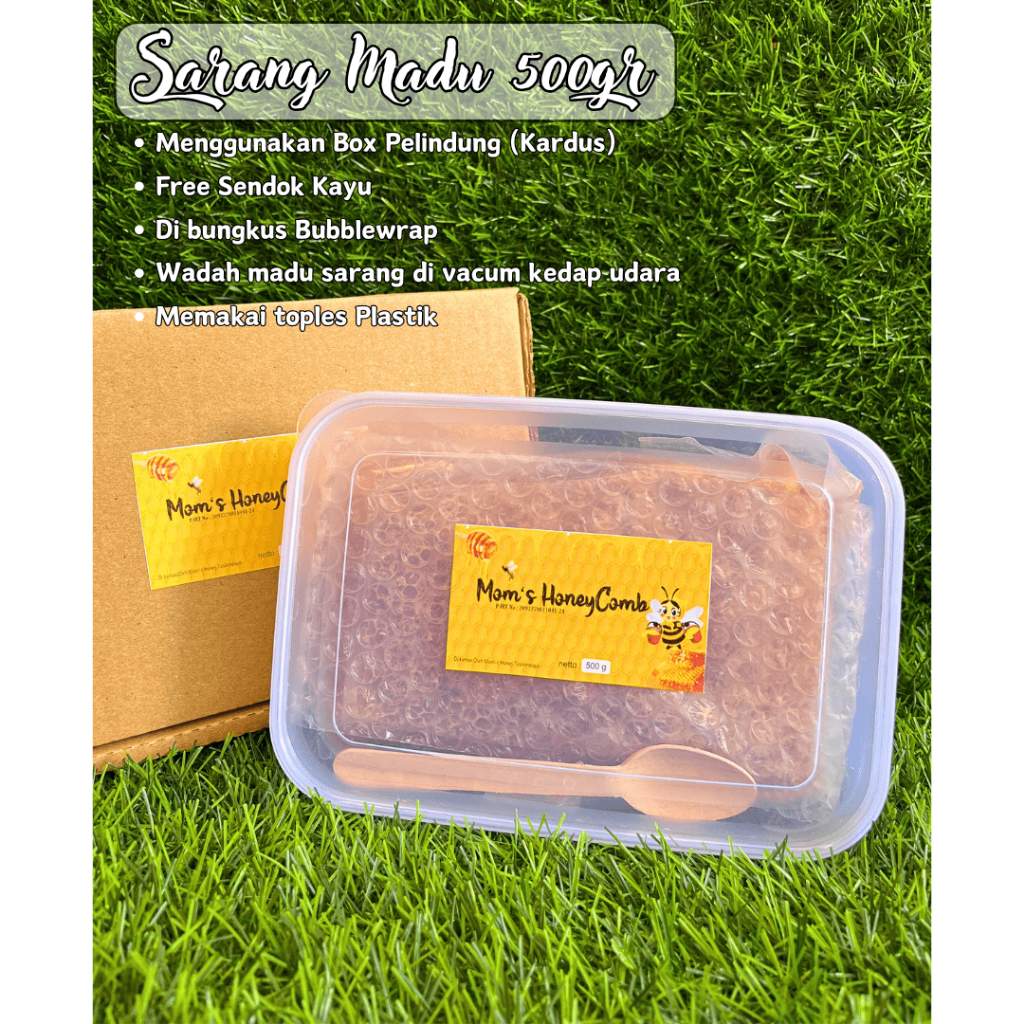 

[500 gr]SARANG MADU ASLI MOM'S HONEYCOMB
