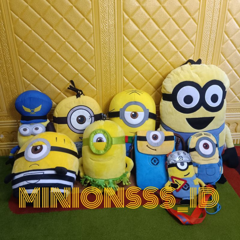 Boneka & Tas Minions Despicable Me Original Berbagai Variasi Minions / USJ