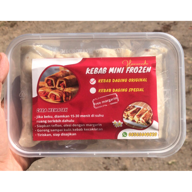 

KEBAB MINI FROZEN / KEBAB PREMIUM / KEBAB DAGING ORIGINAL / KEBAB ENAK