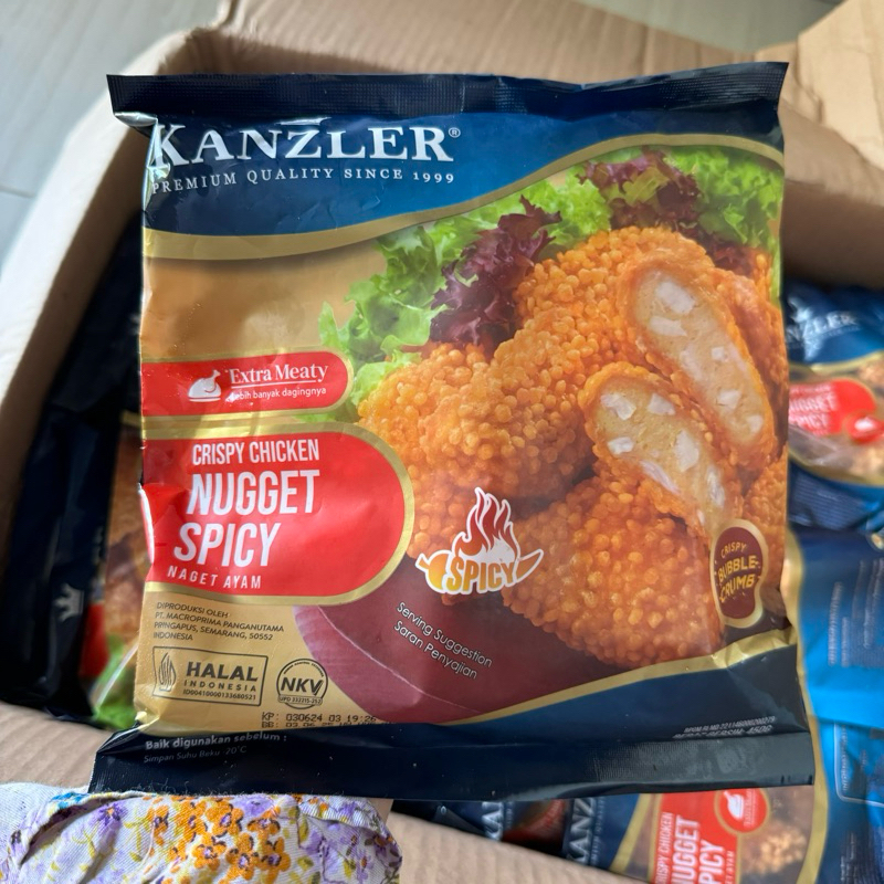 

Kanzler crispy spicy nugget 450gr