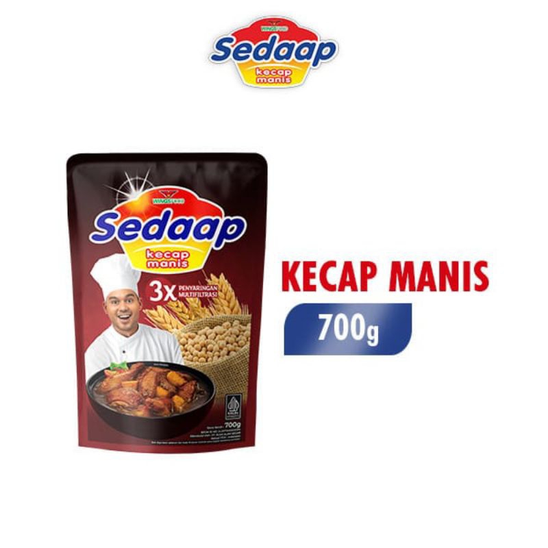 

Kecap Manis Sedaap WINGSFOOD 3x Multifiltrasi [700g]
