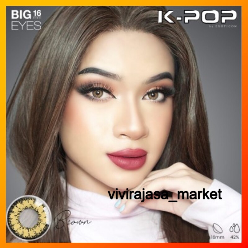 K-POP by EXOTICON Normal Warna Black Brown Blue Grey