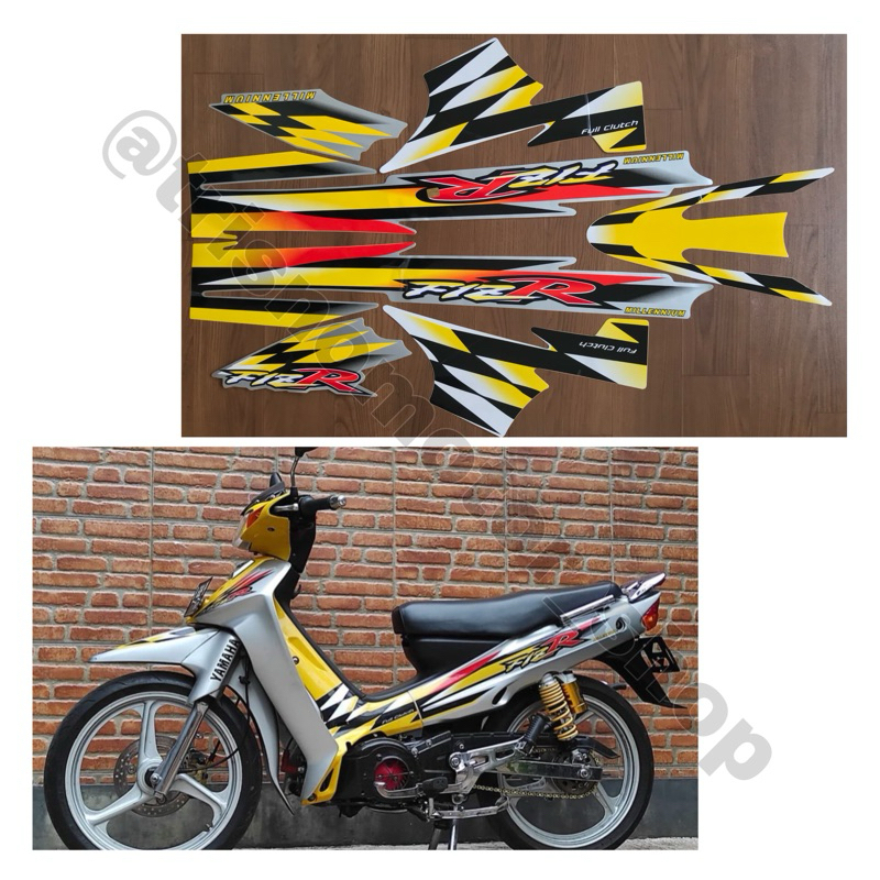 Striping stiker sticker lis list yamaha fiz r Fiz R fizr f1z r f1zr Millennium milenium Th.2000 warn