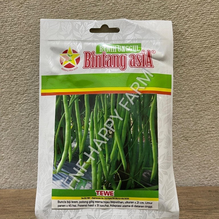 Benih Buncis Tewe Kemasan 35gr