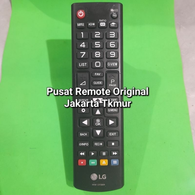 REMOTE REMOT TV LED LCD LG REC AKB75375609 ORIGINAL ASLI