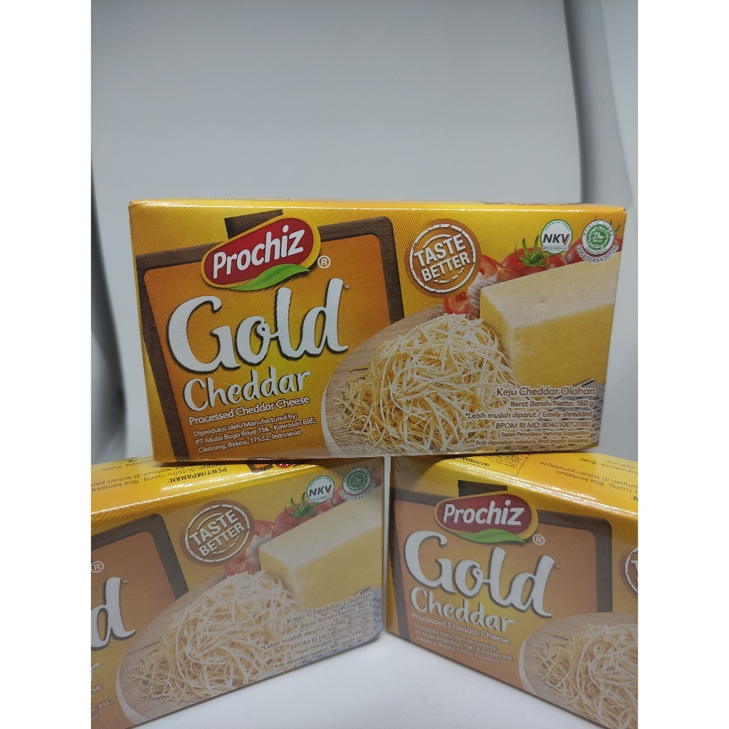 

Keju Prochiz Gold Cheddar 160gr