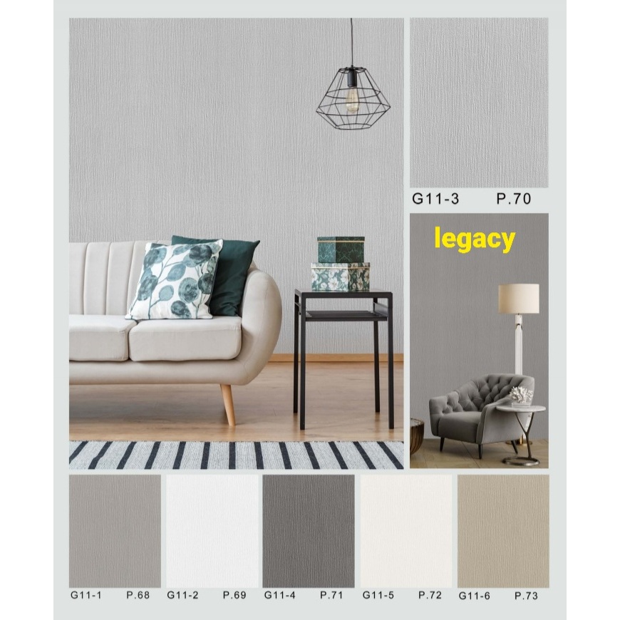 Walpaper Legacy / Walpaper Murah / Walpaper Dinding / Walpaper Polos