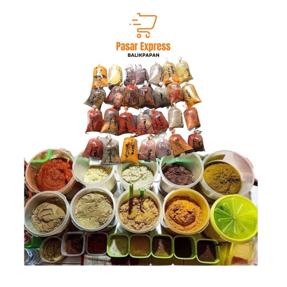

Bumbu Giling / Bumbu Racikan Instant (Perbungkus/Bisa Request Racikan) - Pasar Express balikpapan