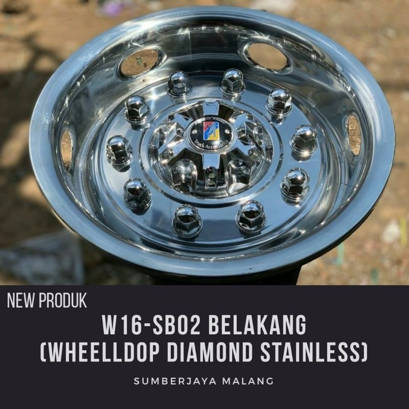 Wildop Truk Ring 16 Model Diamond Stainless Bijian