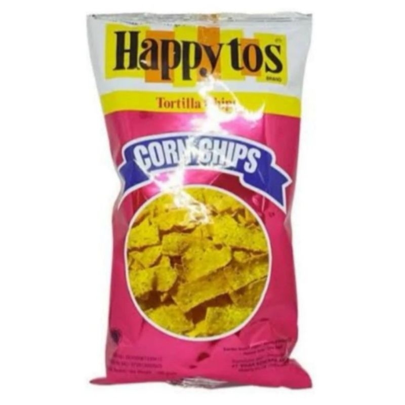 

Happy Tos Corn Chips Tortilla Chips Merah / Hijau Exp 2025