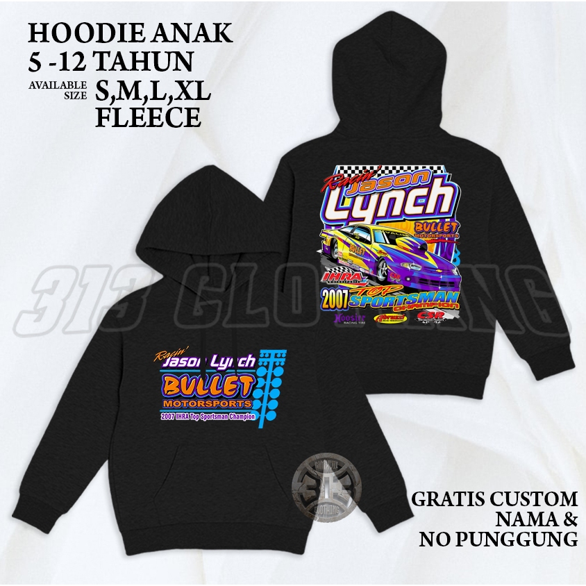 Hoodie Anak Nascar Jason Lynch / Jaket Anak Nascar Jason Lynch Racing