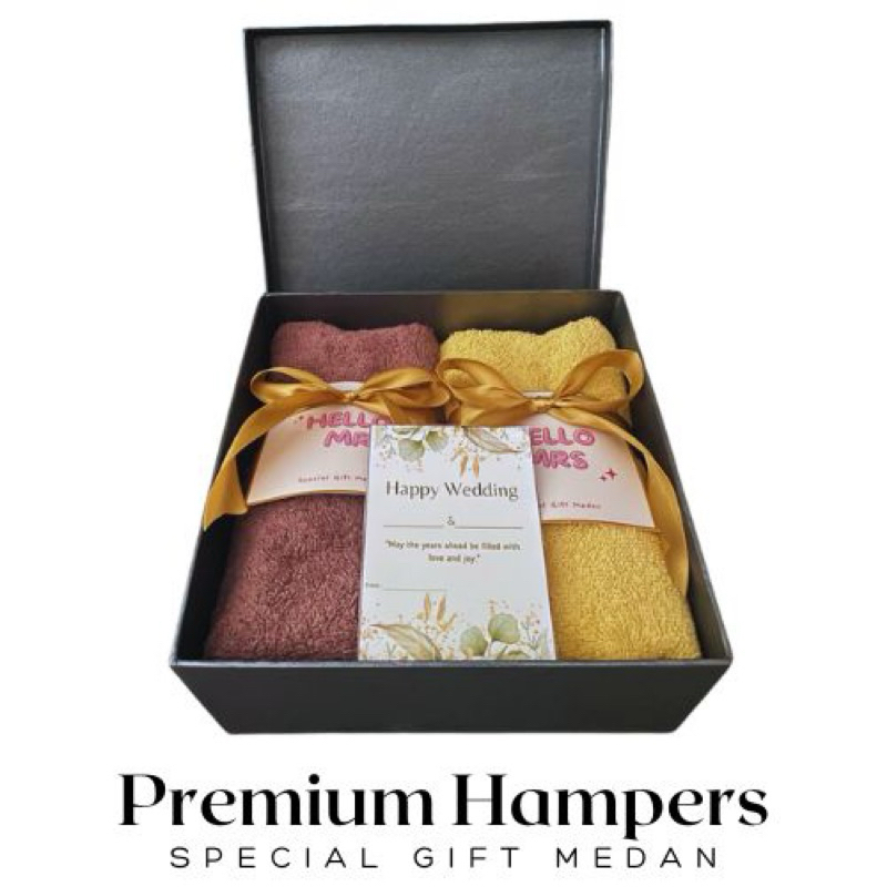 

Hampers Handuk / Hampers Wedding / Hampers anniversary/ Hampers Birthday/ Hampers Couple