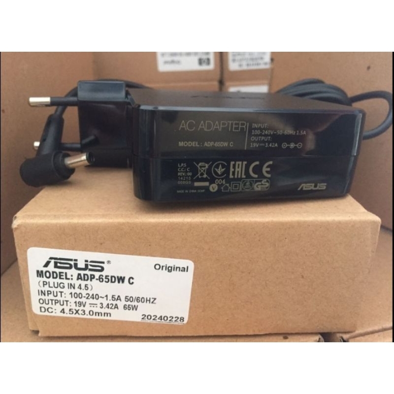 Charger Adaptor Asus P2540,2548/PU301,450/ZenBook UX530/BU201/M500/UX51/MSI Modern 14 B11MOU B5M 9S7