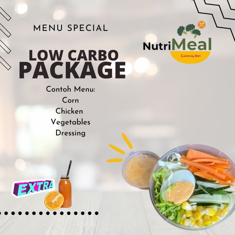 

Low Carbo Diet Package 5 Paket Lunch