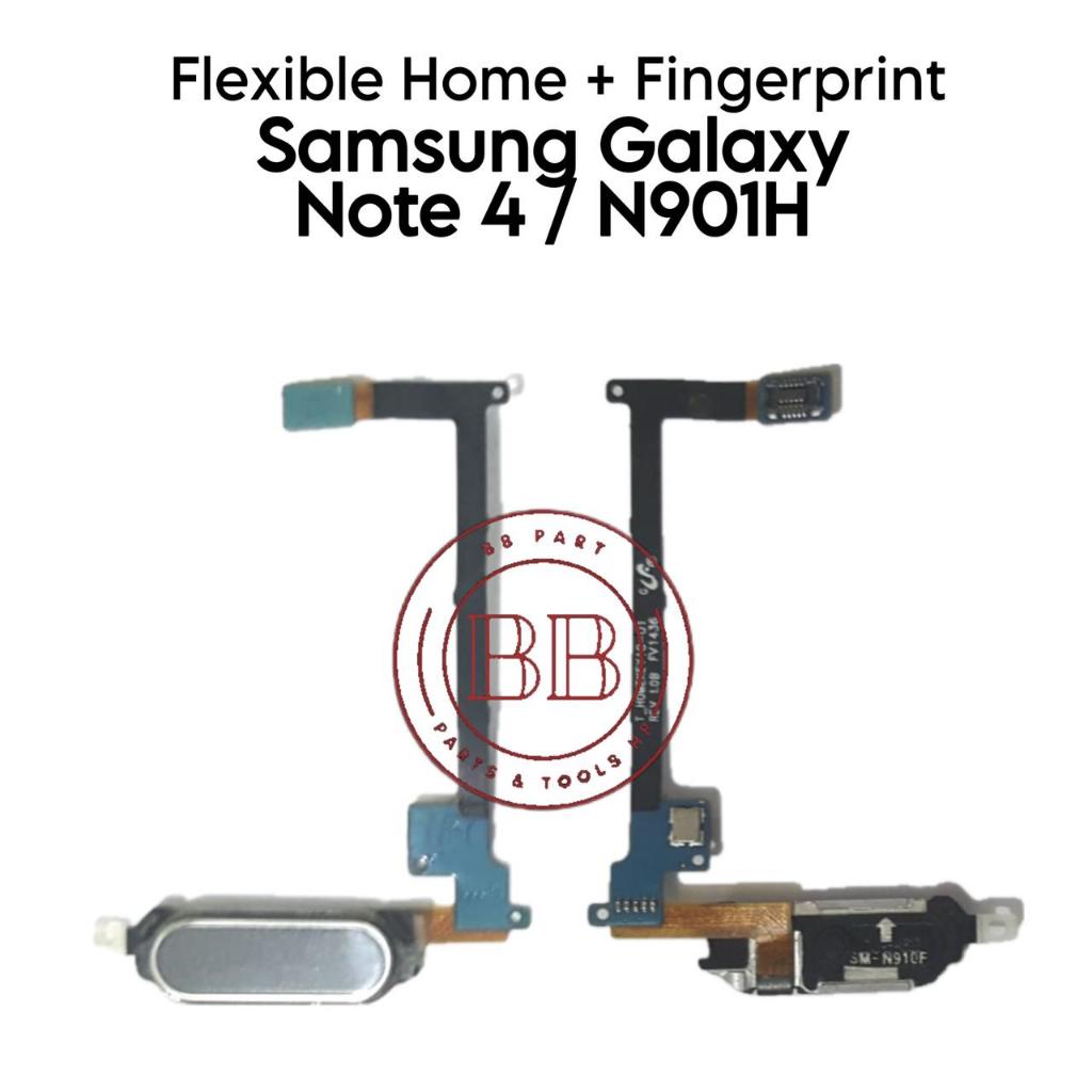Flexibel Tombol Home + Fingerprint Samsung Galaxy Note 4 / Note4 / N910 / M-N910C / SM-N910S / SM-N9