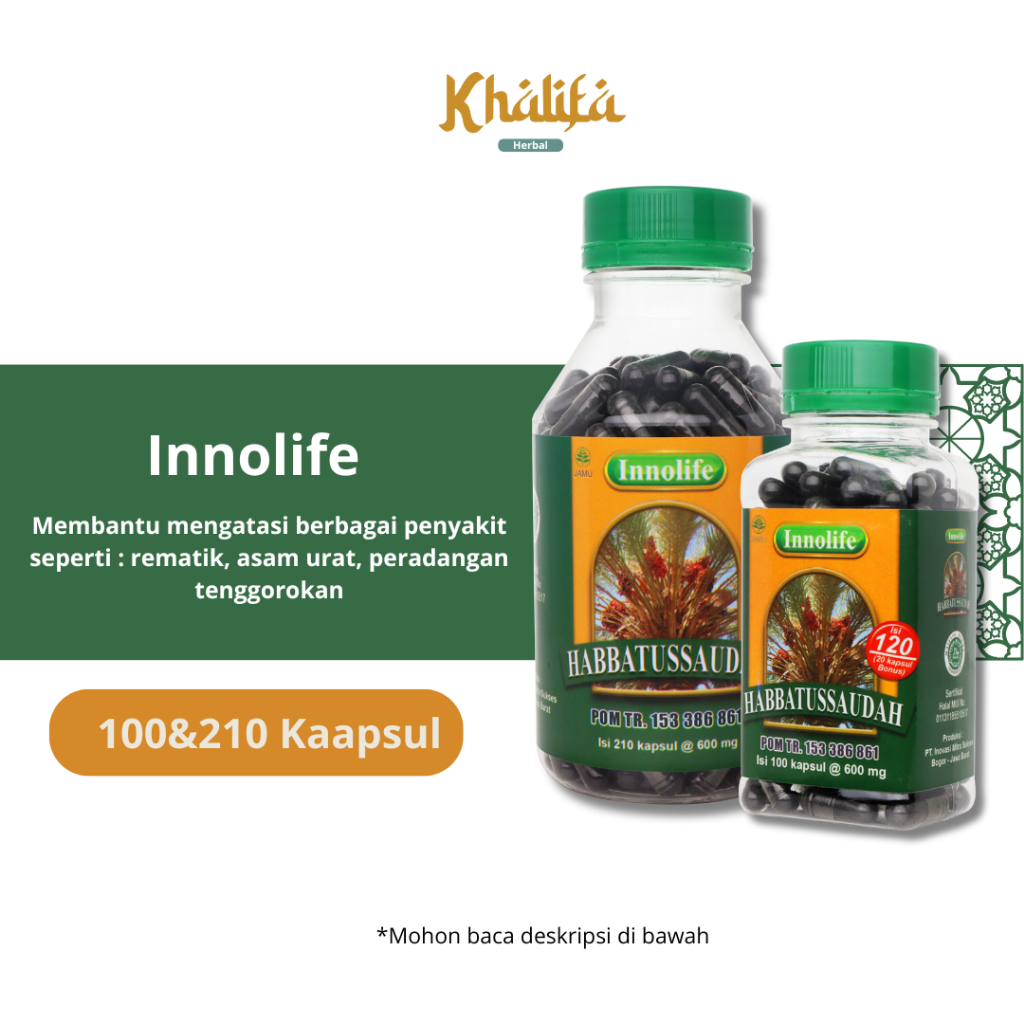 INNOLIFE | HABBATUSSAUDA JINTEN HITAM | 120 KAPSUL