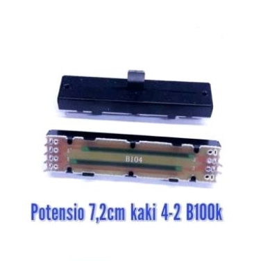potensio geser 7,2 cm kaki 4-2 B100K