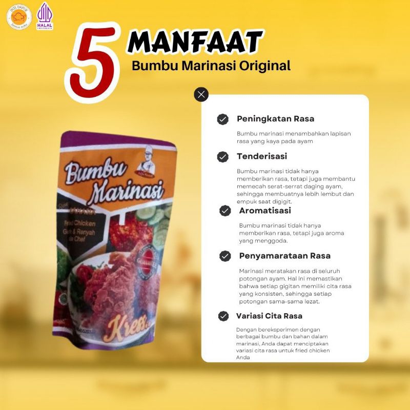 

Bumbu Marinasi ORIGINAL Alifa Food 250gram