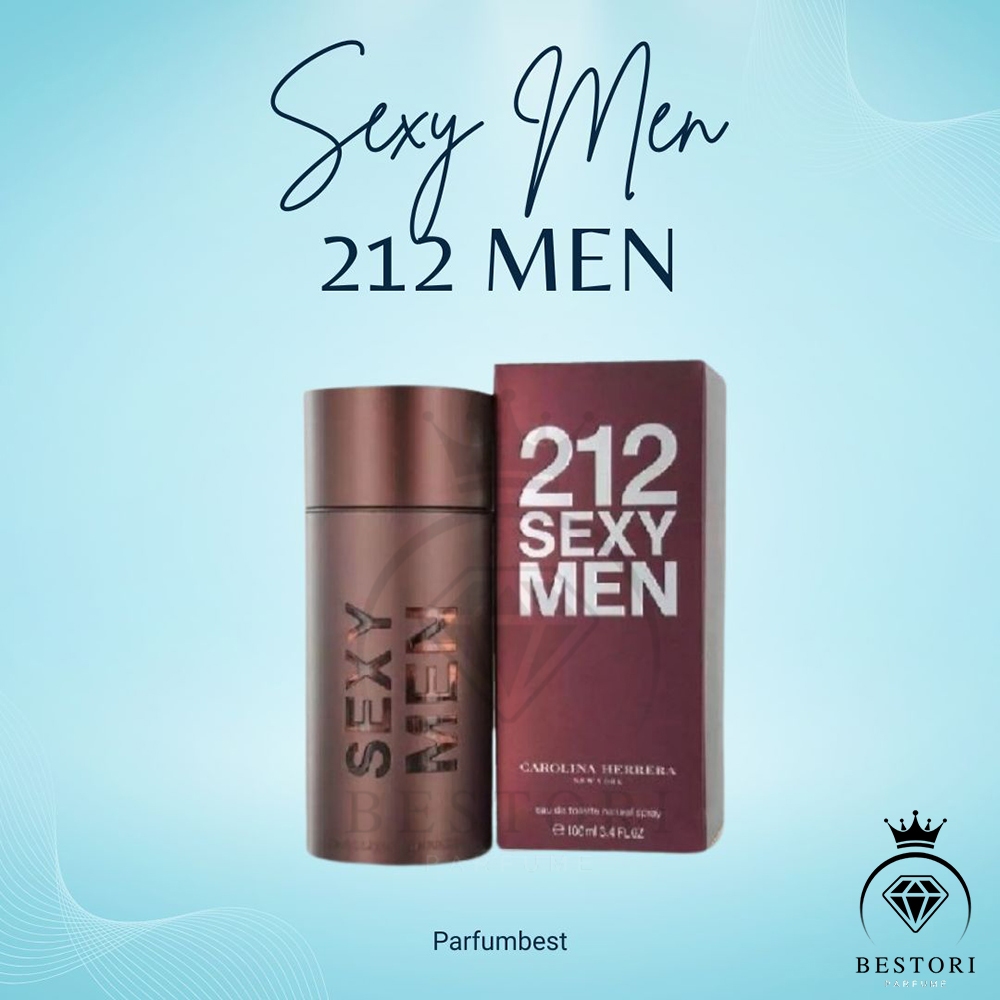 Parfume CAROLINA HERRERA 212 MEN SEXY ASLI - Original Terbaik