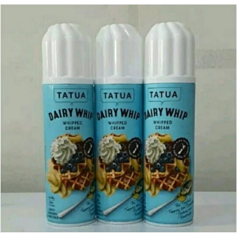 Tatua Dairy Whip Aerosol Whipped Cream 250gr/Pcs