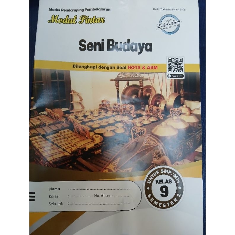 LKS SENI BUDAYA SMP MTS KELAS 9 SEMETER 1 2024 2025 KURIKULUM YANG BERLAKU