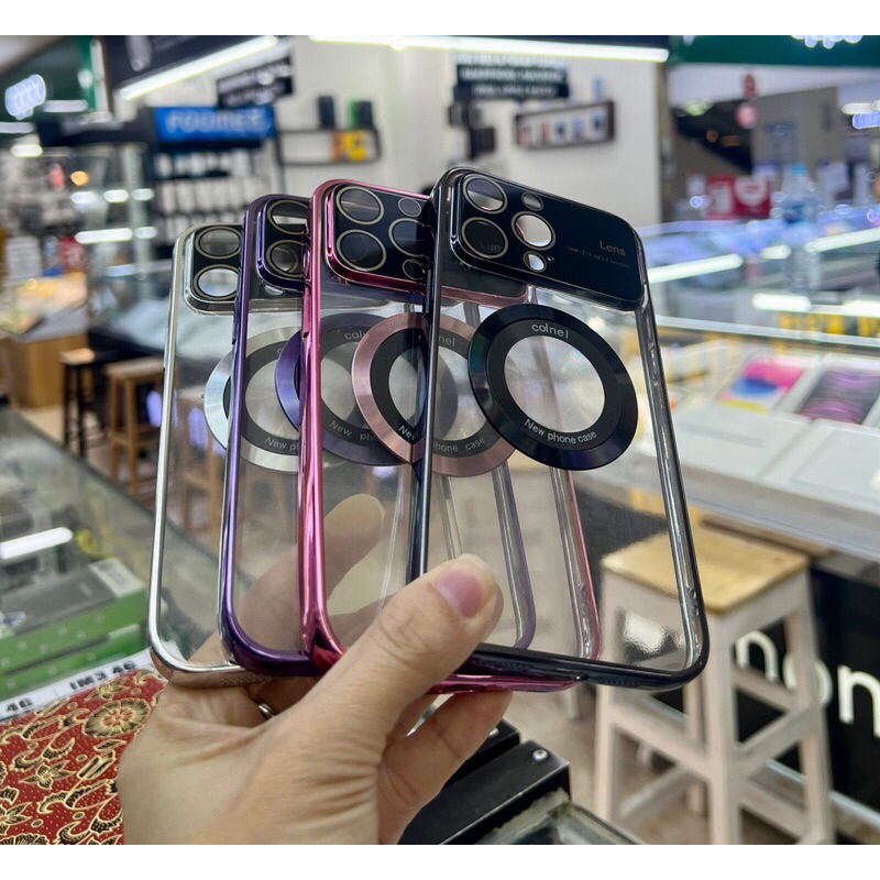 Case iphone 11 12 13 14 plus pro max soft case magsafe magnetic premium mewah