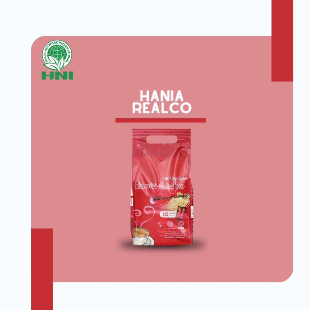 

HNI HANIA REALCO KOPI GINSENG DENGAN KOLAGEN